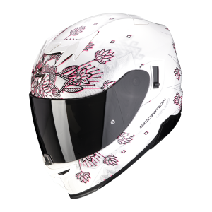Kask SCORPION EXO-520 AIR TINA Pearl White-Silver