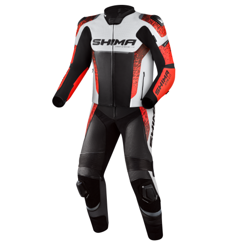 Kombinezon SHIMA STR 2.0 Black/Fluo Red
