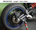 REFLECTIVE STICKER STRIP KEITI BLUE