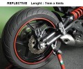 REFLECTIVE STICKER STRIP KEITI RED