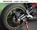 REFLECTIVE STICKER STRIP KEITI YELLOW