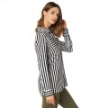 KOSZULA FOX LADY JAIL BREAK WOVEN BLACK/WHITE S
