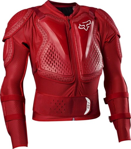 KOSZULKA Z OCHRANIACZAMI FOX TITAN SPORT FLAME RED L