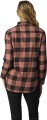 KOSZULA FOX LADY PINES FLANNEL DUSTY ROSE XS