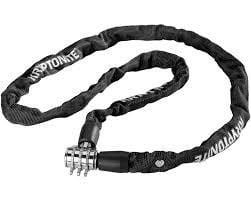 ZAPIĘCIE ŁAŃCUCHOWE KRYPTONITE KEEPER 411 NA SZYFR BLACK 004CM X 110CM
