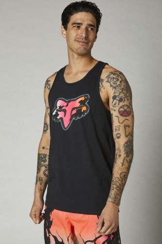 KOSZULKA FOX BEZ RĘKAWÓW PYRE PREMIUM BLACK L