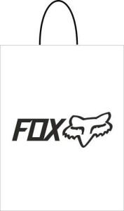 TORBA FOX PAPIEROWA BIAŁA MAŁA 240X320