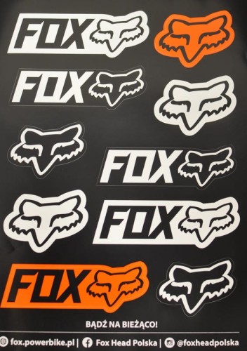 NAKLEJKA FOX A4 FOLIA