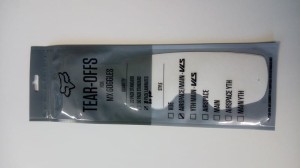 ZRYWKI TEAR-OFF DO GOGLI FOX AIRSPACE/MAIN II LAMINOWANE 20PK CLEAR