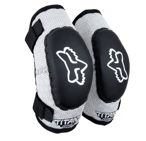 OCHRANIACZ ŁOKCI FOX JUNIOR PW-1 TITAN ELBOW BLACK/SILVER YM/L