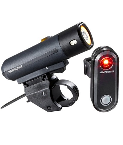 ZESTAW LAMPEK ROWEROWYCH KRYPTONITE STREET F-300/AVENUE R-30 SET