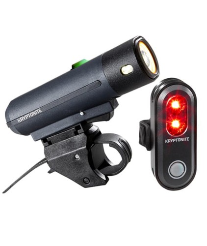 ZESTAW LAMPEK ROWEROWYCH KRYPTONITE STREET F-500/AVENUE R-45 SET