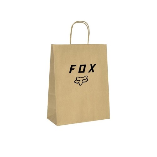 TORBA FOX PAPIEROWA SZARA 240X100X320