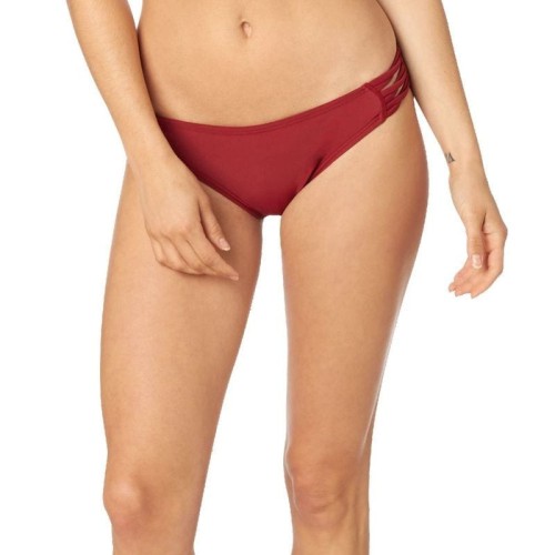 STRÓJ KĄPIELOWY DÓŁ FOX LADY THROTTLE MANIAC LACE UP BTM DARK RED S