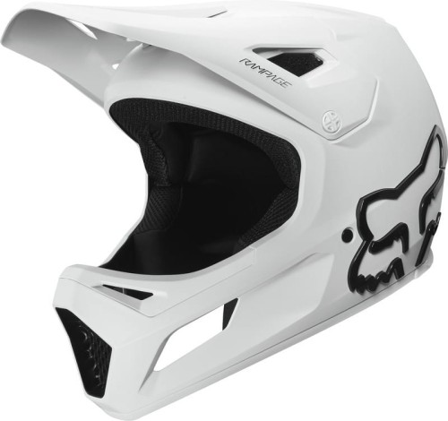 KASK ROWEROWY FOX JUNIOR RAMPAGE WHITE YL
