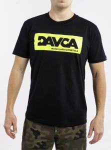 DAVCA T-shirt fluo logo
