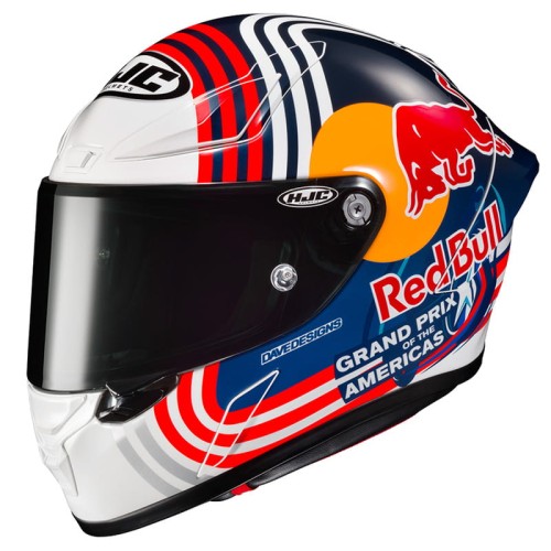 Kask HJC RPHA 1 RED BULL AUSTIN GP Replica + GRATIS ciemna szybka