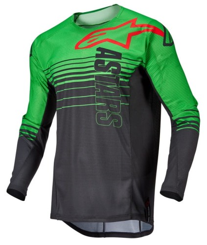 BLUZA ALPINESTARS TECHSTAR PHANTOM ANTHRACITE/NEON GREEN S