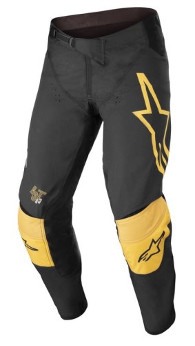 SPODNIE ALPINESTARS TECHSTAR QUADRO BLACK YELLOW TANGERINE 28
