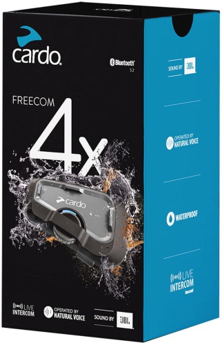 Interkom Cardo Scala Rider FREECOM 4X JBL - do 1 kasku