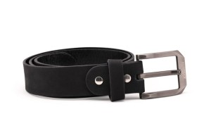 PASEK SKÓRZANY BROGER ALASKA VINTAGE BLACK 120 CM (DŁUGOŚĆ BEZ KLAMRY)