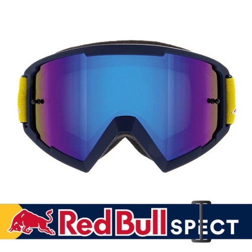 GOGLE RBS RED BULL WHIP DARK BLUE - SZYBA BLUE FLASH/GREY WITH BLUE MIRROR