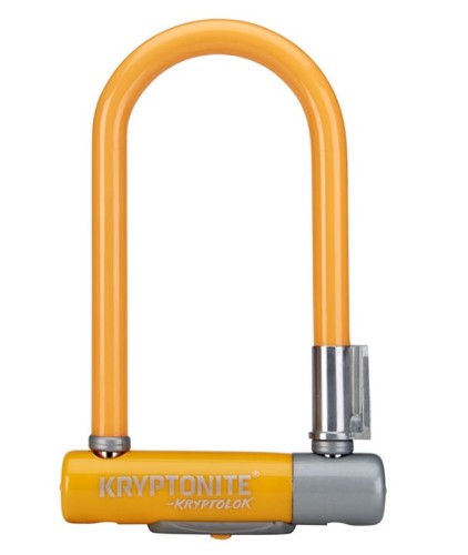ZAPIĘCIE U-LOCK KRYPTONITE KRYPTOLOK MINI-7 LIGHT ORANGE 82CM X 178CM