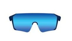 OKULARY RED BULL SPECT JADEN BLUE - SZKŁA SMOKE WITH BLUE MIRROR