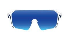 OKULARY RED BULL SPECT JADEN WHITE - SZKŁA SMOKE WITH BLUE REVO