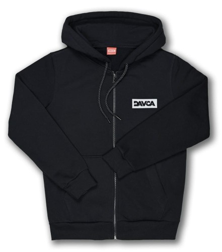 DAVCA bluza z suwakiem odblaskowe logo
