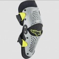 OCHRANIACZ KOLAN ALPINESTARS SX-1 JUNIOR SILVER/FLUO YELLOW L/XL