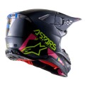 KASK ALPINESTARS SUPERTECH S-M8 ECHO BLACK/BLUE YELLOW PINK FL S