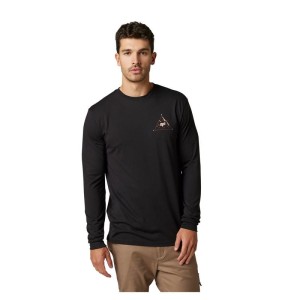 KOSZULKA Z DŁUGIM RĘKAWEM FOX FINISHER BLACK M