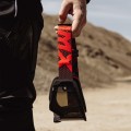 GOGLE IMX ENDURANCE FLIP BLACK MATT/ RED- SZYBA DARK SMOKE