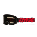 GOGLE IMX ENDURANCE FLIP BLACK MATT/ RED- SZYBA DARK SMOKE