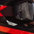GOGLE IMX ENDURANCE FLIP BLACK MATT/ RED- SZYBA DARK SMOKE