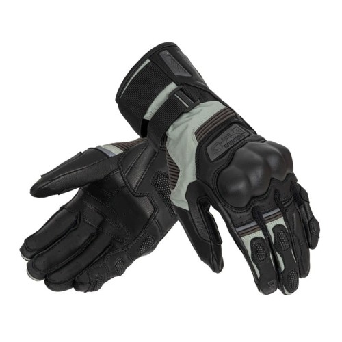 RĘKAWICE SKÓRZANE REBELHORN RANGE BLACK/LIGHT GREY XS