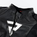 KURTKA SKÓRZANA REBELHORN VELOCE BLACK/GREY/FLUO RED 46
