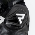 KURTKA SKÓRZANA REBELHORN VELOCE BLACK/GREY/FLUO RED 46