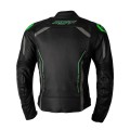 KURTKA SKÓRZANA RST S1 CE BLACK/GREY/NEON GREEN S (2977)