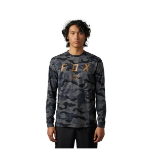 KOSZULKA Z DŁUGIM RĘKAWEM FOX VZNS TECH BLACK CAMO M