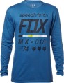 KOSZULKA FOX Z DŁUGIM RĘKAWEM DRAFTR DUST BLUE L