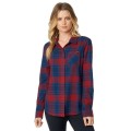 KOSZULA FOX LADY KICK IT FLANNEL DARK RED S