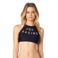 STRÓJ KĄPIELOWY GÓRA FOX LADY BOLT HIGH NECK HALTER BLACK XS