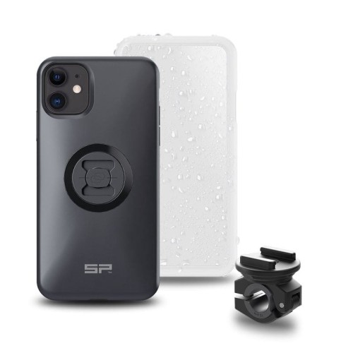 ZESTAW SP CONNECT MOTO BUNDLE NA LUSTERKO NA TELEFON IPHONE 8+/7+/6S+/6+ BLACK