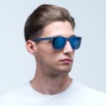 OKULARY RED BULL SPECT LAKE DARK BLUE - SZKŁA SMOKE WITH BLUE MIRROR POL