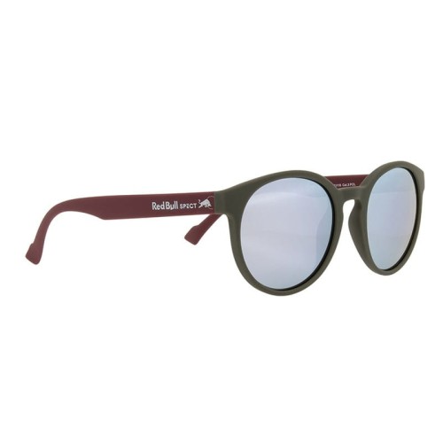 OKULARY RED BULL SPECT LACE OLIVE GREEN - SZKŁA SMOKE WITH SILVER MIRROR POL