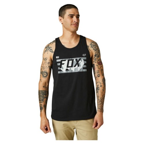 KOSZULKA BEZ RĘKAWÓW FOX RWT FLAG BLACK S