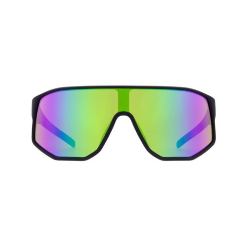 OKULARY RED BULL SPECT DASH BLACK/BROWN WITH GREEN REVO