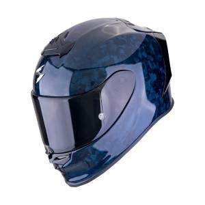 Kask Scorpion EXO-R1 EVO II CARBON Onyx Blue - kuty carbon + II szyba